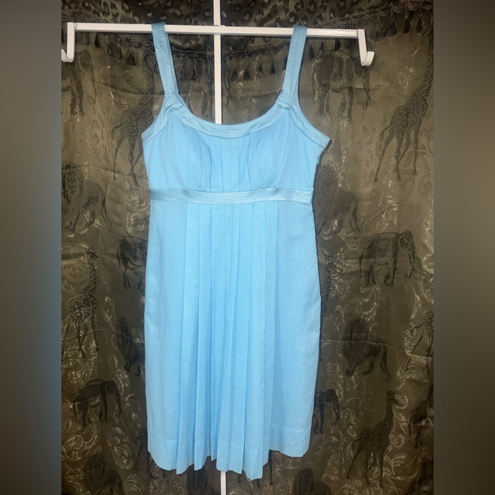 Calvin Klein Light Blue Sleeveless Midi Dress
